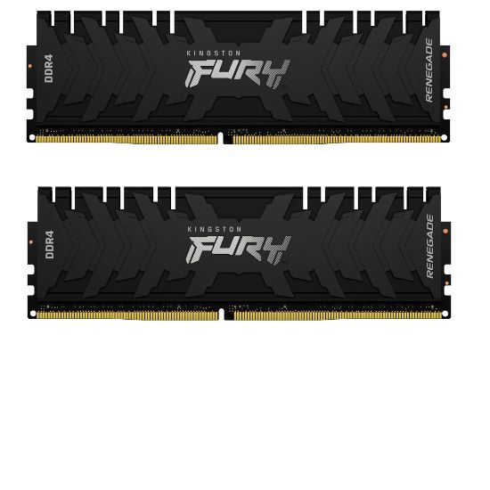  Зображення Пам'ять ПК Kingston DDR4 16GB KIT (8GBx2) 3200 FURY Renegade Black 